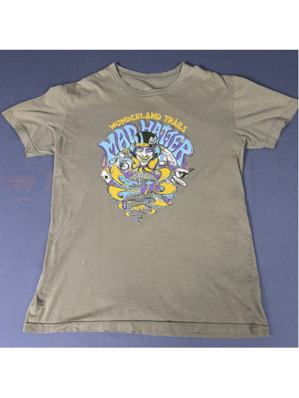 Solus Trailwear Wonderland Trails Mad Hatter Graphic Tee